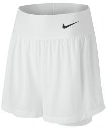 Теннисные шорты женские Nike Court Advantage Short white/black