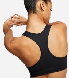 Топ жіночий Nike Swoosh Light Support Non-Padded Sports Bra black/white Топ жіночий Nike Swoosh Light Support Non-Padded Sports Bra black/white