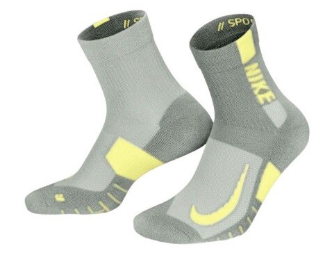 Носки Nike Multiplier Ankle 2PR 2 пары grey/yellow