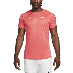 Теннисная футболка мужская Nike Rafa Challenger Tennis Top ember glow/jade ice/white