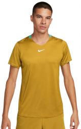 Теннисная футболка мужская Nike Advantage Crew Top bronzine/washed teal/white Теннисная футболка мужская Nike Advantage Crew Top bronzine/washed teal/white