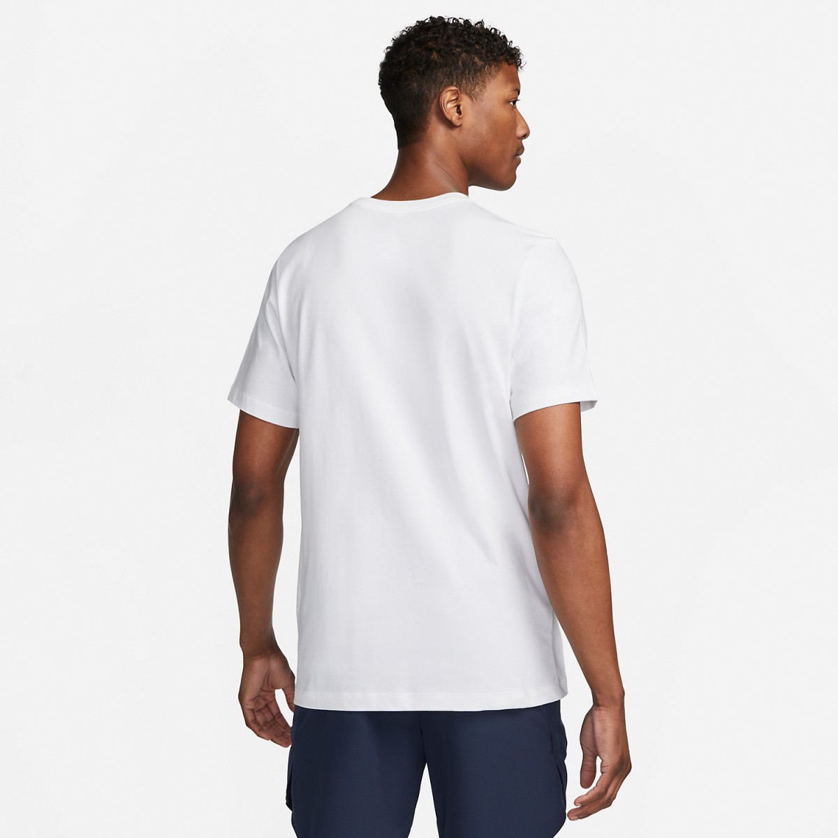 Теннисная футболка мужская Nike Court Tennis T-Shirt white/white