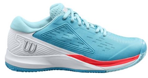 Тенісні кросівки жіночі Wilson Rush Pro Ace Грунт scuba blue/white/fiery coral Тенісні кросівки жіночі Wilson Rush Pro Ace Грунт scuba blue/white/fiery coral