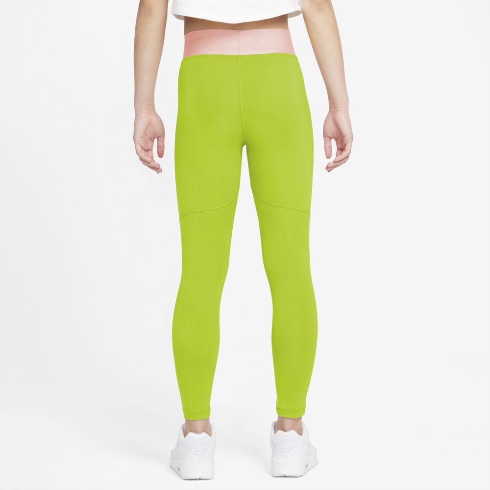 Легинсы детские Nike Air Essential Leggings green/washed coral