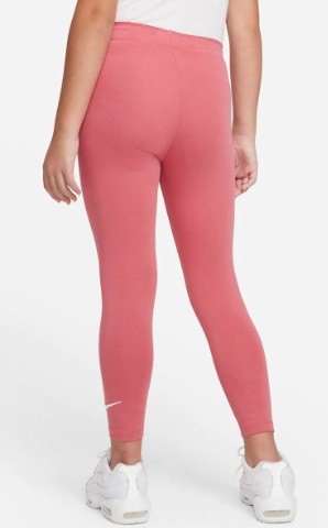 Легинсы детские Nike Sportswear Favorites Swoosh Leggings pink/white