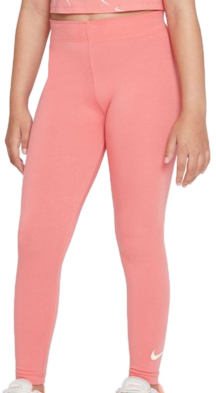 Легинсы детские Nike Sportswear Favorites Swoosh Leggings pink salt/cashmere