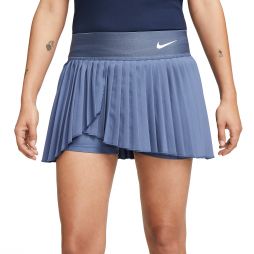 Теннисная юбка женская Nike Court Advantage Pleated Skirt diffused blue/white Теннисная юбка женская Nike Court Advantage Pleated Skirt diffused blue/white
