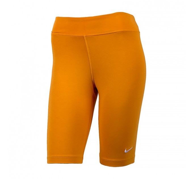 Спортивные шорты женские Nike Sportswear Essential Biker Short light curry/white