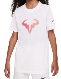Тенісна футболка дитяча Nike Rafa T-Shirt white/adobe Тенісна футболка дитяча Nike Rafa T-Shirt white/adobe