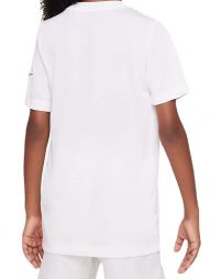 Тенісна футболка дитяча Nike Rafa T-Shirt white/adobe Тенісна футболка дитяча Nike Rafa T-Shirt white/adobe