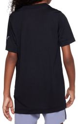 Тенісна футболка дитяча Nike Rafa T-Shirt black/cobalt bliss Тенісна футболка дитяча Nike Rafa T-Shirt black/cobalt bliss