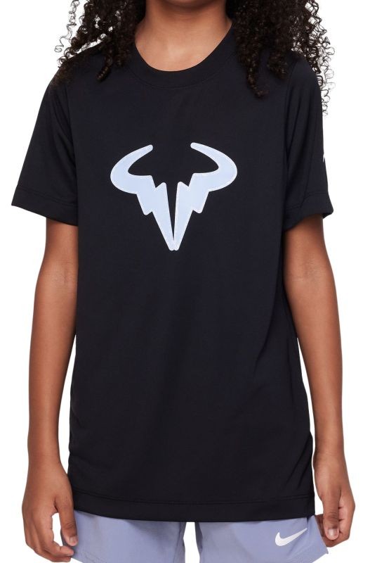 Тенісна футболка дитяча Nike Rafa T-Shirt black/cobalt bliss