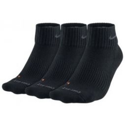Nike Dri-Fit Cotton Lightweight Quarter 3-pack/black