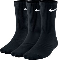 Nike Performance Cotton Lightweight Crew Socks 3-pack/black Nike Performance Cotton Lightweight Crew Socks 3-pack/black