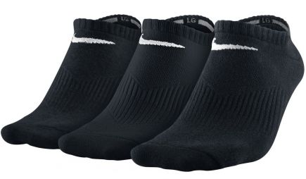 Nike Performance Cotton Lightweight No Show 3-pack/black Nike Performance Cotton Lightweight No Show 3-pack/black