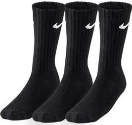 Nike Value Cotton Cushioned Crew 3-pack/black Nike Value Cotton Cushioned Crew 3-pack/black