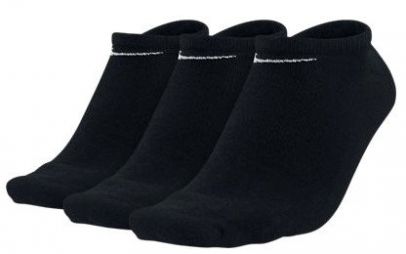 Nike Value Cotton Lightweight No Show 3-pack/black Nike Value Cotton Lightweight No Show 3-pack/black