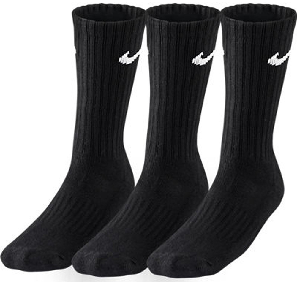 Nike Value Cotton Cushioned Crew 3-pack/black