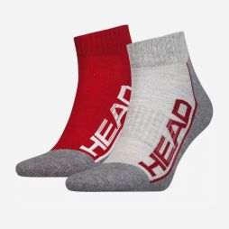 Head Performance Quarter 2-pack/grey/red/white Head Performance Quarter 2-pack/grey/red/white