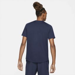 Тенісна футболка чоловіча Nike Court Victory Crew obsidian/white Тенісна футболка чоловіча Nike Court Victory Crew obsidian/white