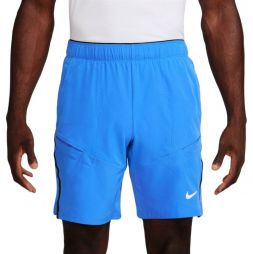 Теннисные шорты мужские Nike Court Advantage 9 Tennis Short light photo blue/black/white