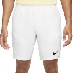 Тенісні шорти чоловічі Nike Court Advantage 9 Tennis Short white/white/black Тенісні шорти чоловічі Nike Court Advantage 9 Tennis Short white/white/black