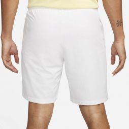 Тенісні шорти чоловічі Nike Court Advantage 9 Tennis Short white/white/black Тенісні шорти чоловічі Nike Court Advantage 9 Tennis Short white/white/black