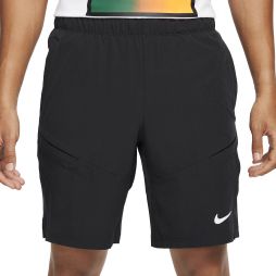 Тенісні шорти чоловічі Nike Court Advantage 9 Tennis Short black/black/white Тенісні шорти чоловічі Nike Court Advantage 9 Tennis Short black/black/white