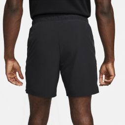 Тенісні шорти чоловічі Nike Court Advantage 7 Tennis Short black/black/white Тенісні шорти чоловічі Nike Court Advantage 7 Tennis Short black/black/white