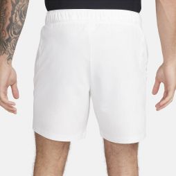 Тенісні шорти чоловічі Nike Court Advantage 7 Tennis Short white/white/black Тенісні шорти чоловічі Nike Court Advantage 7 Tennis Short white/white/black
