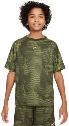 Тенісна футболка дитяча Nike Print Top cargo khaki/white Тенісна футболка дитяча Nike Print Top cargo khaki/white