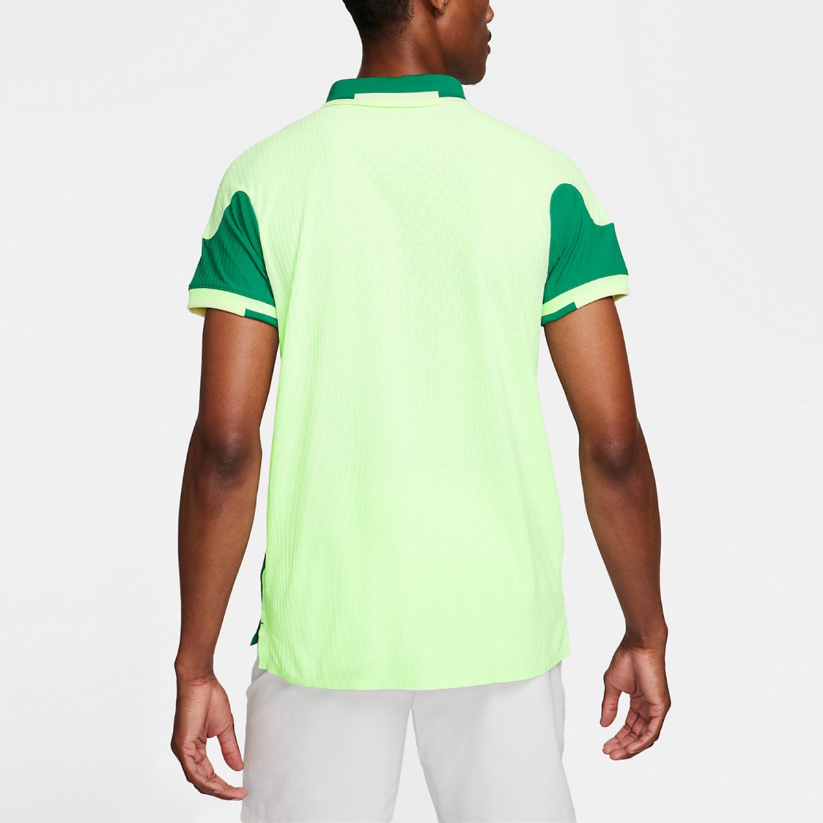 Тенісна футболка чоловіча Nike Court Slam ADV Tennis Polo malachite/barely volt/coconut milk/white