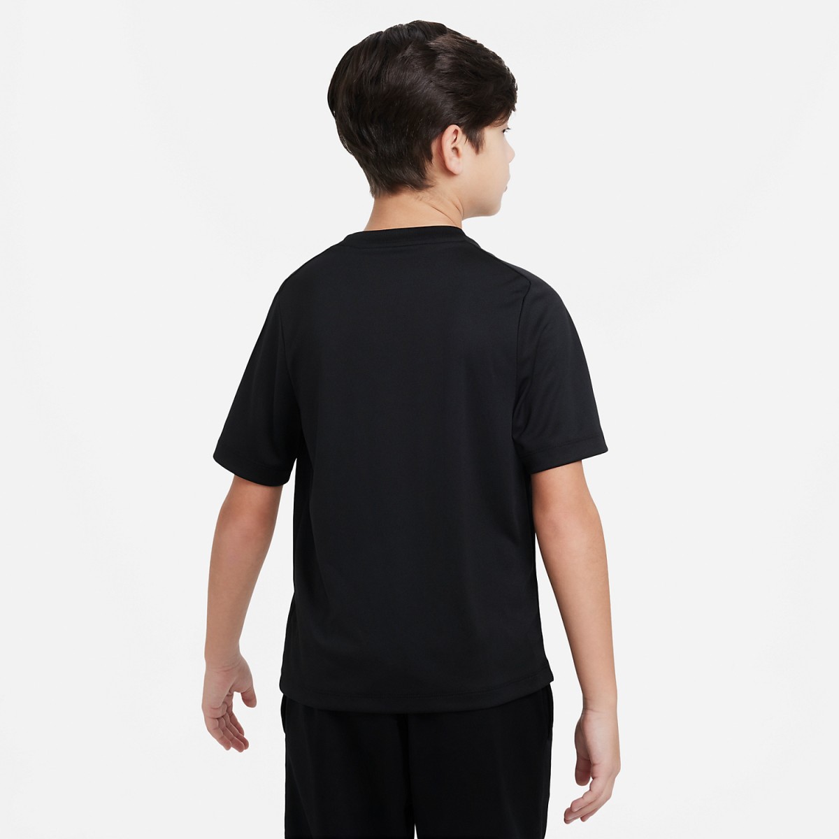 Теннисная футболка детская Nike Multi T-Shirt Boy black/white