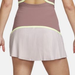Теннисная юбка женская Nike Advantage Pleated Skirt smokey mauve/platinum violet/white