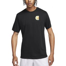 Теннисная футболка мужская Nike Court Open T-Shirt black