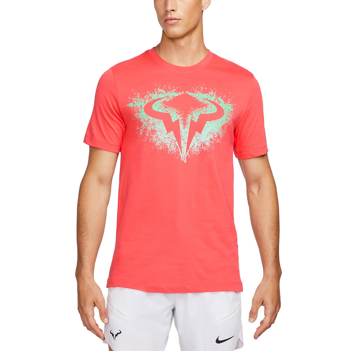 Теннисная футболка мужская Nike Rafa Tennis T-Shirt ember glow