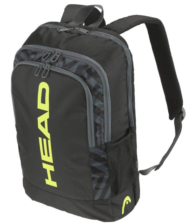 Теннисный рюкзак Head Base Backpack black/neon yellow