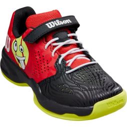 Дитячі тенісні кросівки Wilson Kaos Emo wilson red/black/safety yellow Дитячі тенісні кросівки Wilson Kaos Emo wilson red/black/safety yellow