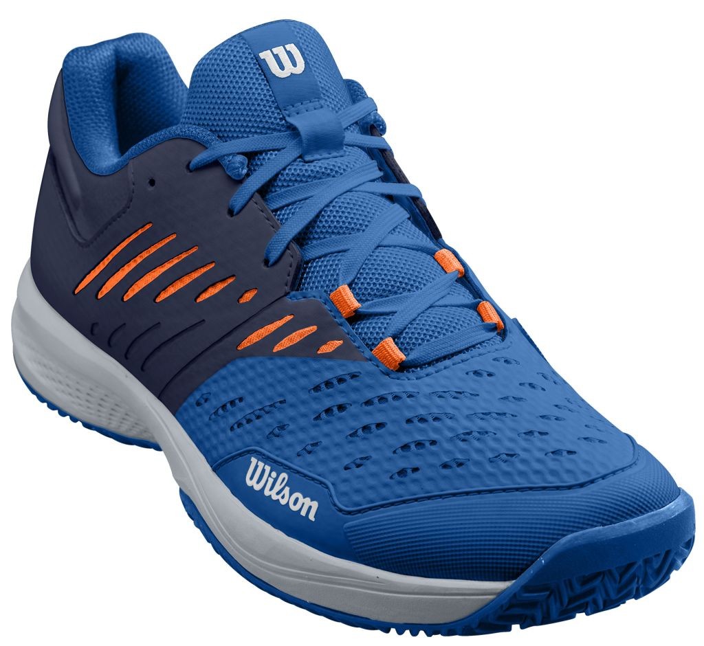 Теннисные кроссовки мужские Wilson Kaos Comp 3.0 classic blue/peacoat/orange tiger