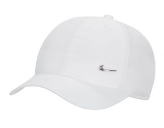Кепка дитяча Nike Club Unstructured Metal Swoosh Youth Cap white Кепка дитяча Nike Club Unstructured Metal Swoosh Youth Cap white