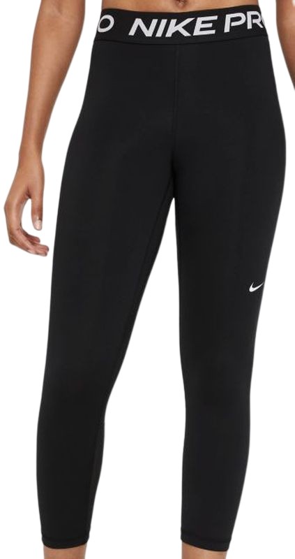 Леггинсы женские Nike Pro 365 Tight Crop black/white