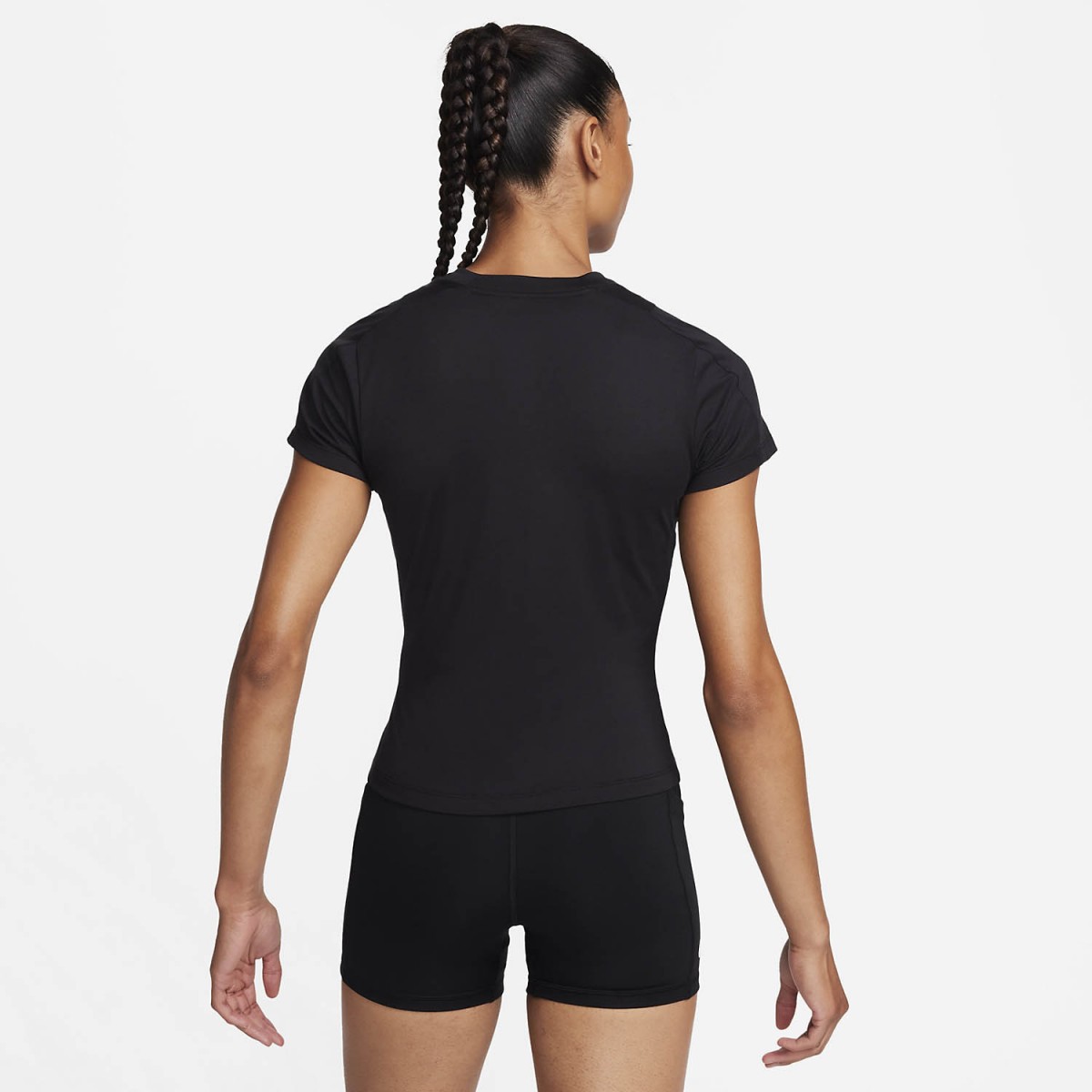 Теннисная футболка женская Nike Court Advantage Top black/black/black/white