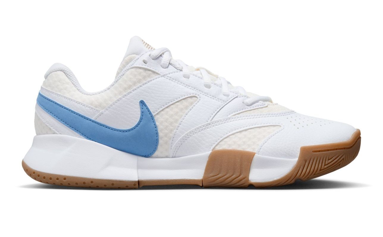 Теннисные кроссовки женские Nike Court Lite 4 white/light blue/sail/gum light brown