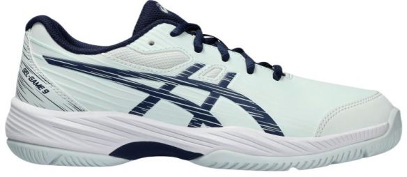 Детские теннисные кроссовки Asics Gel-Game 9 GS pale mint/blue expanse Детские теннисные кроссовки Asics Gel-Game 9 GS pale mint/blue expanse