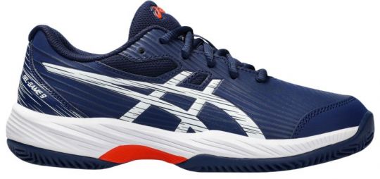 Детские теннисные кроссовки Asics Gel-Game 9 GS ГРУНТ blue expanse/white Детские теннисные кроссовки Asics Gel-Game 9 GS ГРУНТ blue expanse/white