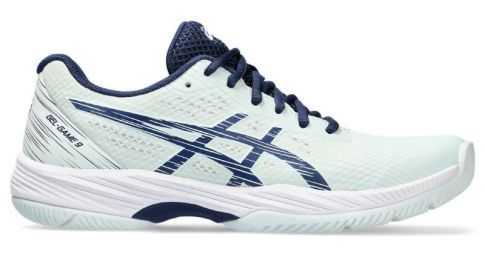 Теннисные кроссовки женские Asics Gel-Game 9 pale mint/blue expanse Теннисные кроссовки женские Asics Gel-Game 9 pale mint/blue expanse