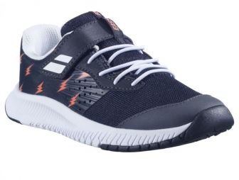Дитячі тенісні кросівки Babolat Pulsion All Court Kid black/white Дитячі тенісні кросівки Babolat Pulsion All Court Kid black/white