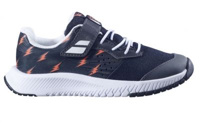 Дитячі тенісні кросівки Babolat Pulsion All Court Kid black/white Дитячі тенісні кросівки Babolat Pulsion All Court Kid black/white