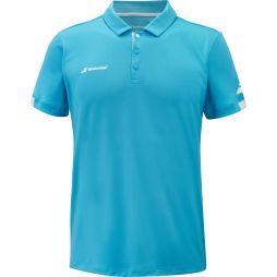 Теннисная футболка мужская Babolat Play Polo Men cyan blue/white поло