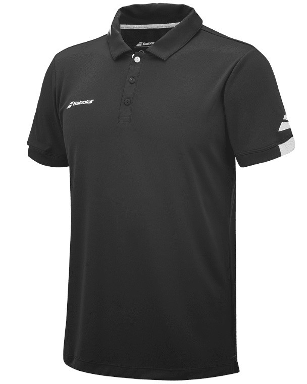Теннисная футболка мужская Babolat Play Polo Men black/white поло